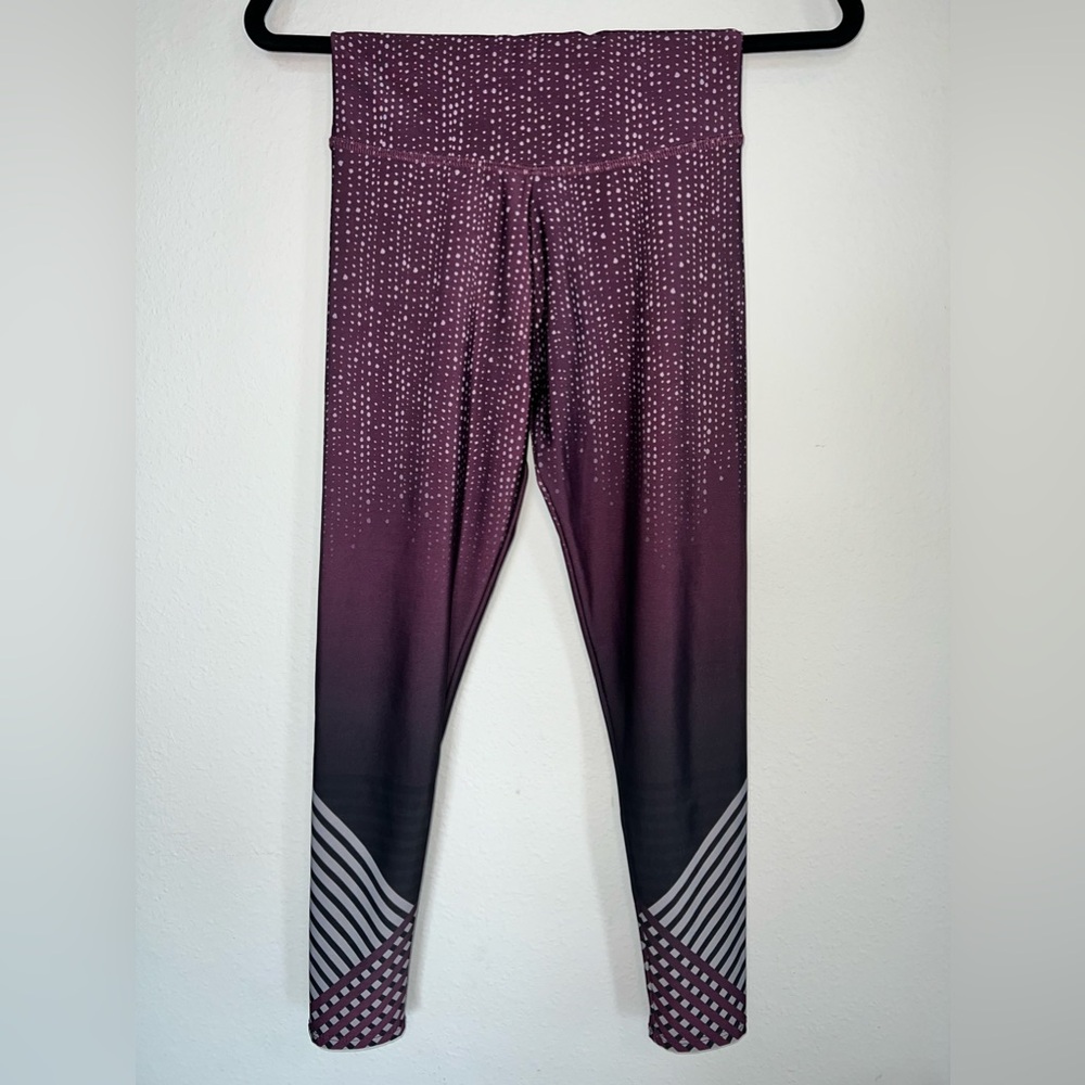055. Onzie x Peloton Purple Leggings - Size XS